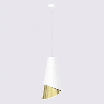 Подвесной светильник MODA 1 WH GOLD Emibig E27 IP20 белый, золото 1618/1 1618/1 фото