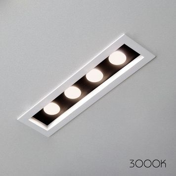 Точечный светильник IMPERIUM LIGHT Express LED 4x6W 3000K 441418.01.05.91 белый / чёрный 441418.01.05.91 фото