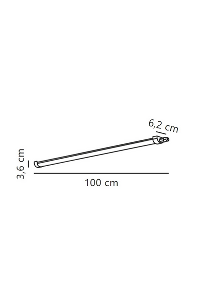 Светильник линейный NORDLUX Marisol 100 LED 13,5W 1500lm 4000K белый 2410176101 2410176101 фото