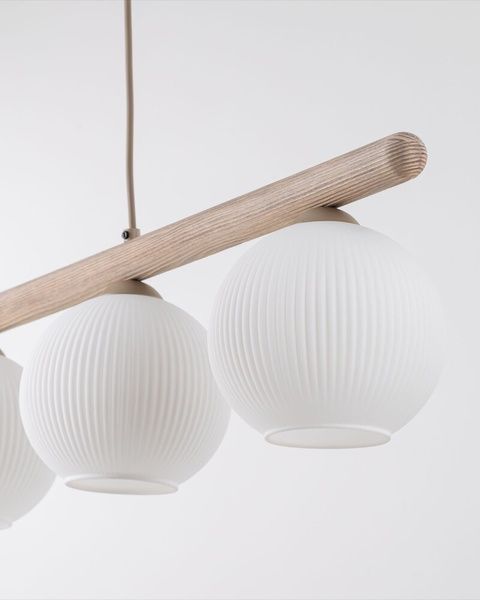 Подвесной светильник, люстра TK Lighting 11080 Virlo E14 4x10W IP20 бежевый TKL11080 фото