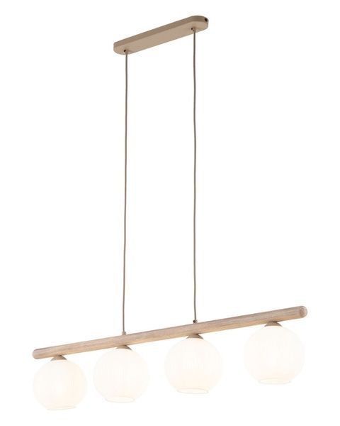 Подвесной светильник, люстра TK Lighting 11080 Virlo E14 4x10W IP20 бежевый TKL11080 фото