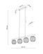 Подвесной светильник, люстра TK Lighting 11080 Virlo E14 4x10W IP20 бежевый TKL11080 фото 9