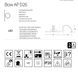 Бра, підсвічування для дзеркал BOW AP D26 CROMO IDEAL LUX IL5386 LED 3W 150lm 3000K хром IL5386 фото 3