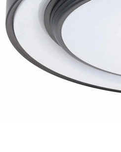 Люстра с пультом светодиодная, потолочный светильник Goldlux 326706 Zygmunt 50 Led 1x72W 3000K-6000K 8000Lm IP44 Bk 094429 фото