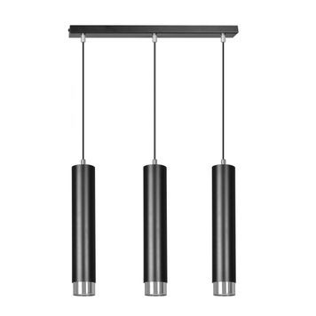 Подвесной светильник KIBO 3 BL/CHROME Emibig GU10 IP20 черный, хром 643/3 643/3 фото