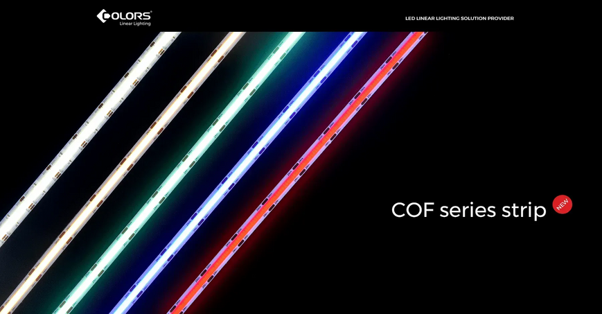 LED лента COLORS COB-24V-IP20 8W 680Lm 6500K 5м (DF6-24V-8mm-W) DF6-24V-8mm-W фото