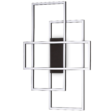 Стельовий світильник Ideal Lux IL270661 FRAME PL RETTANGOLO NERO 3000K чорний IL270661 фото