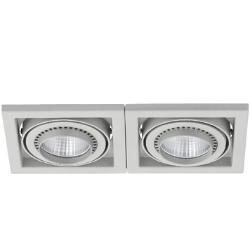 Точковий світильник Eglo E61221 Recessed LED-spot Square 110 2-Fold, 2х11 Вт, 1360 лм, 3000K E61221 фото