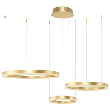 Люстра Azzardo AZ4973 Halo Pendant 80+60+40 CCT Bluetooth GO + Remote Control, 120 Вт, 6240 лм, 3000K-6000K AZ4973 фото