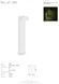 Вуличний світильник IDEA-LUX IL115078 SIRIO PT2 H60 ANTRACITE IP44 2хG9 IL115078 фото 2