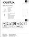 Вуличний світильник IDEA-LUX IL115078 SIRIO PT2 H60 ANTRACITE IP44 2хG9 IL115078 фото 5