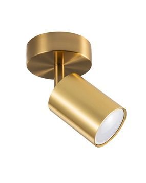 Світильник поворотний, спот Polux Goldi GU10 1x10W IP20 золотий 5901508327253 5901508327253 фото