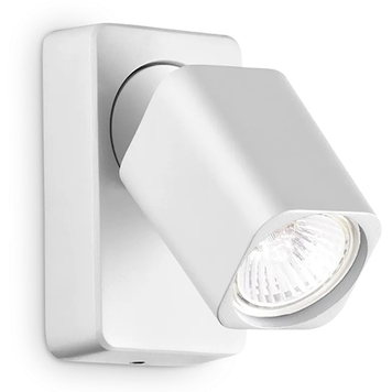 Бра спот IDEAL LUX IL294766 RUDY AP1 SQUARE BIANCO GU10 білий IL294766 фото