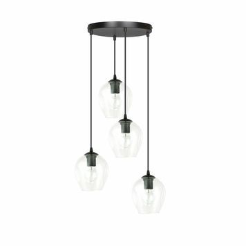 Підвісна люстра ISTAR 4 BL PREMIUM TRANSPARENT Emibig Е27 IP20 прозорий 679/4PREM 679/4PREM фото