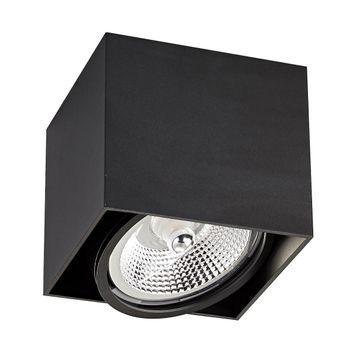 Точковий світильник BOX 1 BK ACGU10-115-N Zuma Line 1хGU10 R111 чорний ACGU10-115-N фото