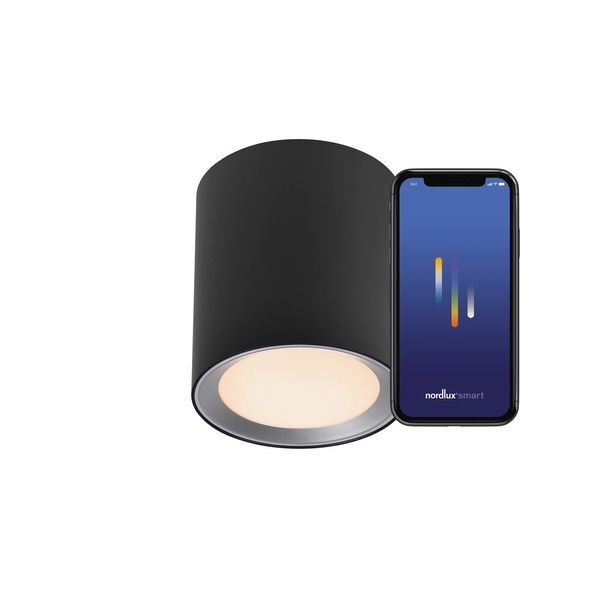 Точечный светильник NORDLUX 2110850103 Landon 8W 700lm 2700K-6500K IP44 черный 2110850103 фото