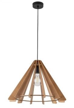 Люстра, подвесной светильник TK-Lighting TKL6586 ERIS WOOD M 1xЕ27 IP20 коричневый TKL6586 фото