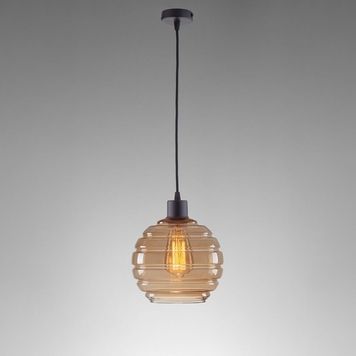 Подвесной светильник IMPERIUM LIGHT Glass Beehive Е27 656119.05.23 черный/медовый 656119.05.23 фото