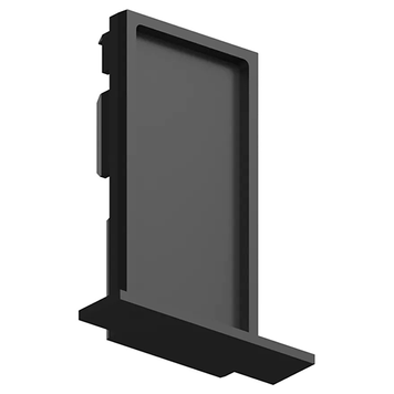 Заглушка Ideal Lux IL320519 EGO END CAP RECESSED TRIM SENZA FORO BK чорний IL320519 фото