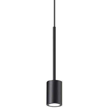 Подвесной светильник, спот Ideal Lux IL328331 ARCHIMEDE SP CILINDRO NERO 4W 250lm 3000K черный IL328331 фото