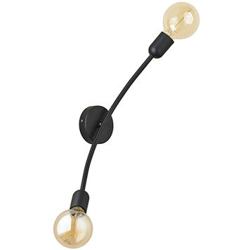 Бра, настенный светильник TK LIGHTING TKL2721 HELIX IP20 2хE27 чёрный TKL2721 фото