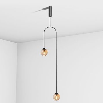 Подвесной светильник IMPERIUM LIGHT Leister 349224.05.23 2хЕ14 IP20 чёрный / коричневый 349224.05.23 фото