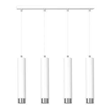 Подвесной светильник KIBO 4 WH/CHROME Emibig GU10 IP20 белый, хром 641/4 641/4 фото