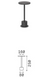 Уличный светильник IDEAL-LUX IL347820 TOFFEE PT D160 H025 NERO LED 11W 1200lm 3000K IP65 чёрный IL347820 фото 2