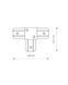 Соединитель Nowodvorski 9187 Profile t-connector IP20 Wh 9187 фото 2