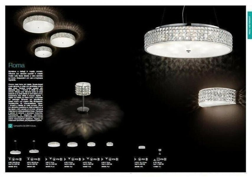 Светильник потолочный IDEAL LUX IL87863 ROMA PL9 9хG9 хром IL87863 фото