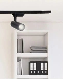 Трековый светильник Goldlux 329066 Shark LED 1x20W 4000K 1700Lm IP20 черный 101422 фото