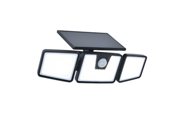 Світильник сонячній Wall PIR BRITI 6W 750lm 5000K IP44 з датчиком руху чорний 6922401330 6922401330 фото