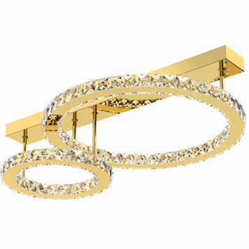 Люстра Zuma Line MX3713-2-3GT Girona Led 1x36W 3000K 4200Lm IP20 Gold MX3713-2-3GT фото
