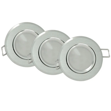 Точечный светильник POLUX 5901508305275 SUN OLAL-IO84WWS2-250 GU10 IP20 SL (3шт) 5901508305275 фото