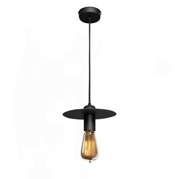 Светильник подвесной в стиле лофт MSK Electric Disk NL 2009 BK 614616 фото