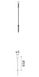 Уличный светильник IDEAL-LUX IL347899 TWIGGY SPHERE PT H65 COFFEE 1,5W 110lm 3000K IP65 коричневый IL347899 фото 3