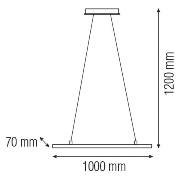 Світлодіодний світильник HOROZ ELECTRIC LED "CALIBUR-24" 24W 4000K 019-031-0024-010 хром 019-031-0024-010 фото