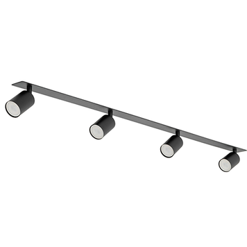 Світильник поворотний TK LIGHTING TKL10801 NEX BLACK 4XGU10 LAMPA SUFITOWA PODTYNKOWA чорний TKL10801 фото