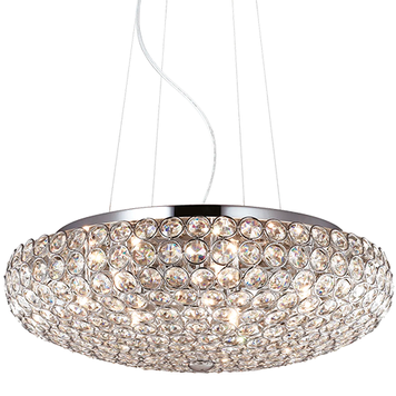 Светильник подвесной IDEAL LUX IL87979 KING SP7 CROMO 7xG9 хром IL87979 фото