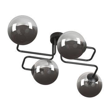 Стельова люстра Emibig BRENDI 4 BL GRAFIT E14 IP20 графіт 832/4 832/4 фото