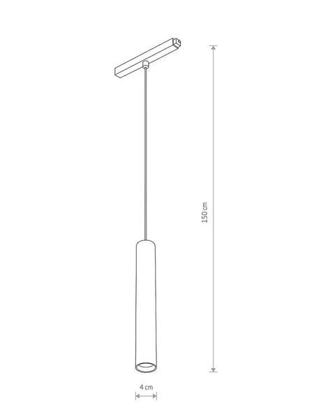 Магнитный трековый светильник Nowodvorski 10146 LVM Roller Led 9w 3000к 620Lm IP20 Bl 10146 фото