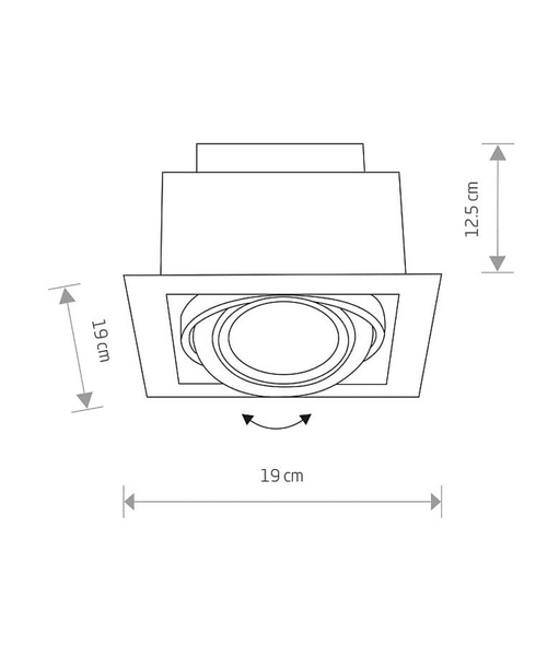 Точечный светильник Nowodvorski 9575 Downlight GU10, ES111 1x15W IP20 Белый 9575 фото