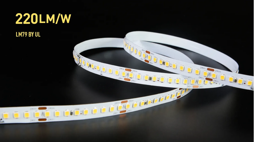 LED стрічка COLORS 192-2835-24V-IP20 16W 2380Lm 6000K 5м (D8192-24V-10mm-W) D8192-24V-10mm-W фото