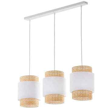 Люстра TK LIGHTING TKL6531 BOHO 3 3хЕ27 Білий TKL6531 фото