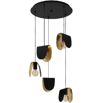 Підвісна люстра Eglo Е390183 SERENARA pendant light 5хЕ27 чорний Е390183 фото