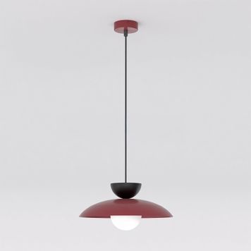 Подвесной светильник MULAN 1 BURGUNDY BL Emibig G9 IP20 черный, бургундский 1621/2 1621/2 фото