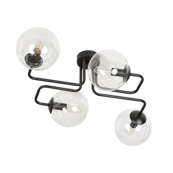 Стельова люстра Emibig BRENDI 4 BL TRANSPARENT E14 IP20 прозорий 831/4 831/4 фото