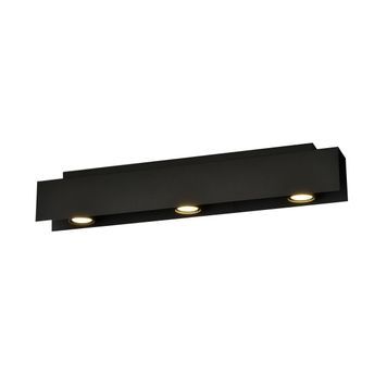 Накладной светильник KENNO 3 BLACK Emibig GU10 IP20 черный 1141/3 1141/3 фото