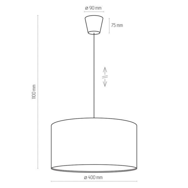 Подвесной светильник TK Lighting TKL3233 RONDO KIDS Е27 IP20 зеленый TKL3233 фото